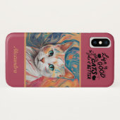 Cute Cat iPhone / coque ipad (Dos (Horizontal))