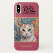 Cute Cat iPhone / coque ipad (Dos)