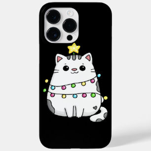 Cute Cat-kerstontwerp Case-Mate iPhone 14 Pro Max Hoesje