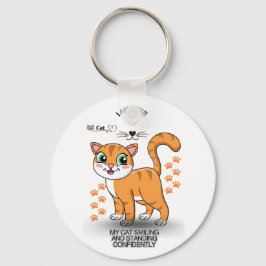 Cute Cat Keychain | Adorable Kitty Accessory 