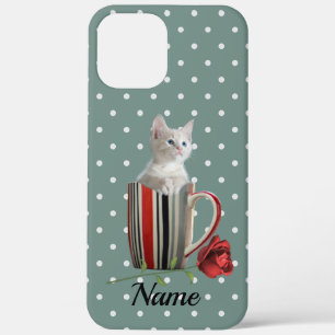 Cute Cat Kitten Pet Lovers Gift iPhone 12 Pro Max Hoesje