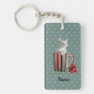 Cute Cat Kitten Pet Lovers Gift Sleutelhanger