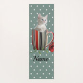 Cute Cat Kitten Pet Lovers Gift Yogamat (Achterkant)