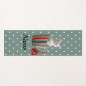 Cute Cat Kitten Pet Lovers Gift Yogamat (Voorkant (horizontaal))