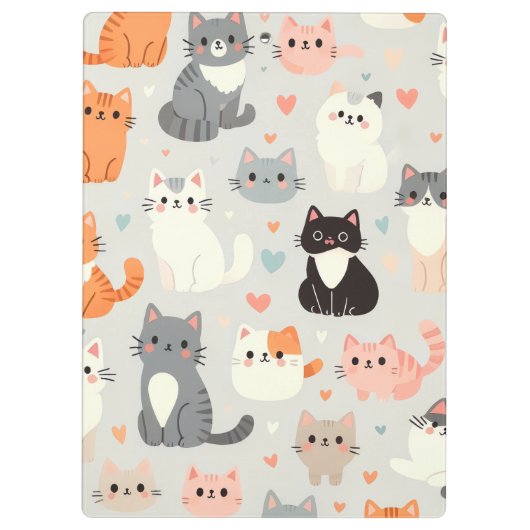 Cute Cat Klembord (Achterkant)