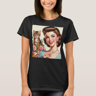 Cute Cat Lady T-shirt