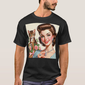 Cute Cat Lady T-shirt