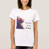 "Cute Cat : Look Up to My Human" T-shirt - (Devant)