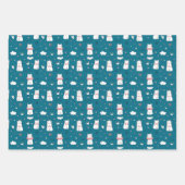 Cute Cat Love You Wrapper Feuilles de papier (Devant 3)