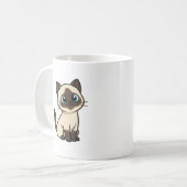 Cute Cat Lover Mug – Purrfect Coffee Companion (Devant gauche)