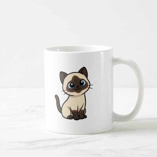 Cute Cat Lover Mug – Purrfect Coffee Companion (Droite)