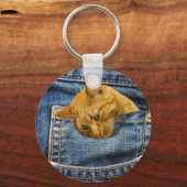 Cute Cat Lovers Keepomwille gift Sleutelhanger (Voorkant)