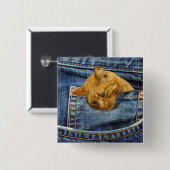 Cute Cat Lovers Keepomwille gift Vierkante Button 5,1 Cm (Voorkant /achterkant)