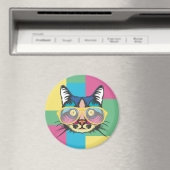 Cute Cat Magneet (Insitu (Vaatwasser))