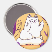 Cute Cat Magneet (Voorkant / Achterkant)