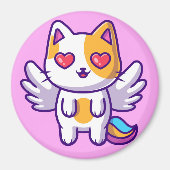 Cute Cat Magnet Magneet (Voorkant)