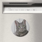 Cute Cat Magnet Magneet (Insitu (Vaatwasser))
