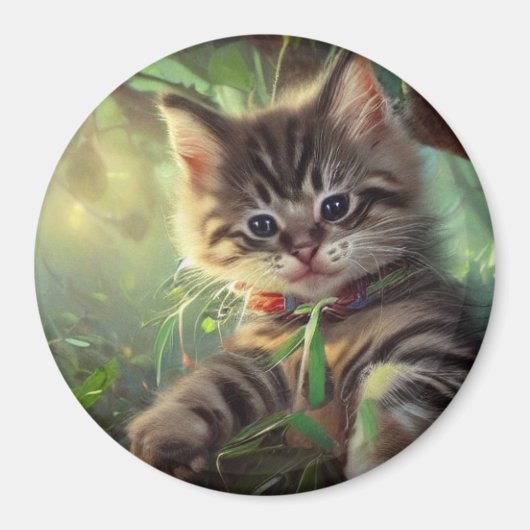 Cute Cat Magnet Magneet (Voorkant)