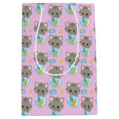 Cute Cat Medium Cadeauzakje (Voorkant)