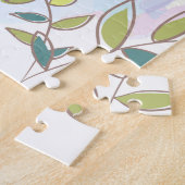 Cute Cat met ballon Legpuzzel (Zijkant)