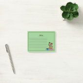 Cute Cat met Lijnen Post-it Notities Post-it® Notes (Kantoor)