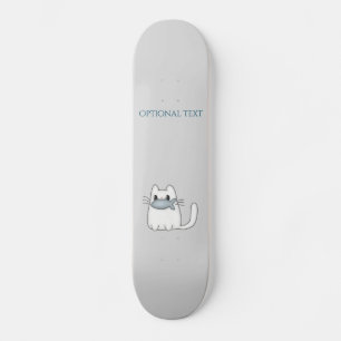 Cute Cat met Prize Fish Skateboard