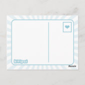 Cute Cat Milk Carton Briefkaart (Achterkant)