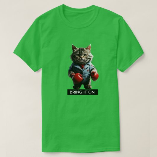 Cute Cat MIXED MARTIAL ART Muay Thai Boxe TShirt (Design devant)