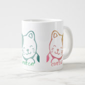 Cute Cat-Mok Extra Grote Beker (Voorkant rechts)