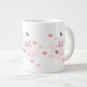 Cute cat-Mok Extra Grote Beker (Voorkant rechts)