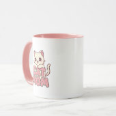 Cute "Cat Mom" Mug - Perfect Kawaii Kitten (Devant gauche)