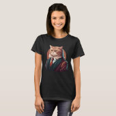 Cute cat moments Beautiful cat patterns for cat    T-shirt (Voorkant volledig)