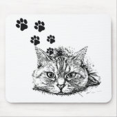 Cute Cat Mousepad Muismat (Voorkant)