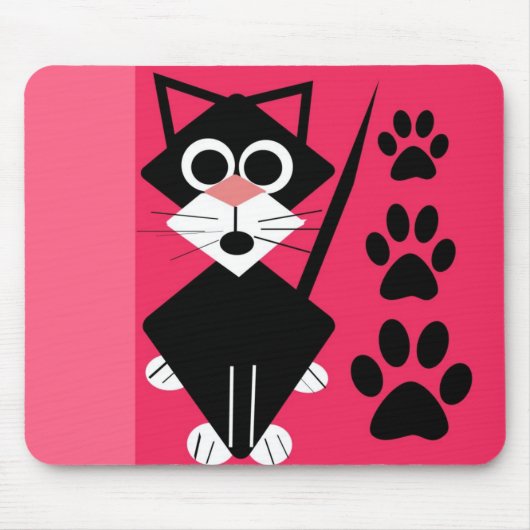 Cute Cat Mousepad Muismat (Voorkant)
