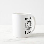 Cute Cat Mug Drôle Chat Mug Amoureux de les chats  (Devant droit)