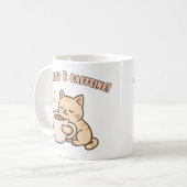 Cute Cat Mug – Funny Coffee Lover Gift (Devant gauche)