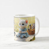 Cute Cat Mug | Tom & Luna Spring Picnic  (Devant droit)