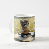 Cute Cat Mug | Tom & Luna Spring Picnic  (Devant gauche)