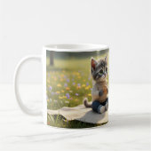 Cute Cat Mug | Tom & Luna Spring Picnic  (Gauche)