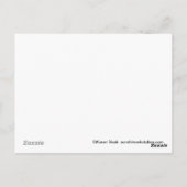 Cute Cat, muis, naadloos briefkaart (Achterkant)