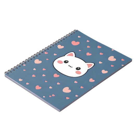 Cute Cat Notebook Notitieboek (Linkerzijde)