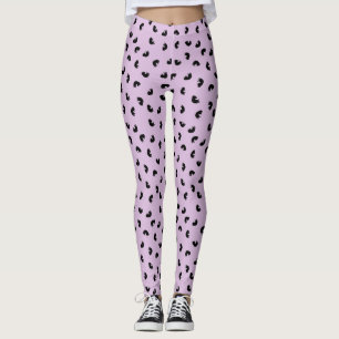 CUTE Cat Patroon met verwisselbare achtergrondkleu Leggings