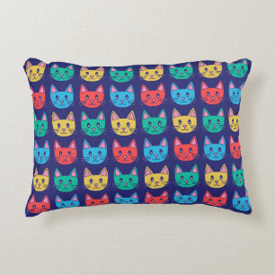 Cute Cat Pattern Accent Kussen