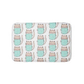 Cute Cat Pattern Badmat (Voorkant)