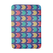 Cute Cat Pattern Badmat (Voorkant Verticaal)