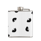 CUTE Cat Pattern Black and White Heupfles (Achterkant)