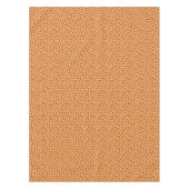 CUTE Cat Pattern Black en Oranje Tafelkleed (Voorkant)