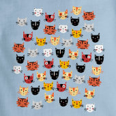 Cute Cat Pattern Blue