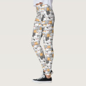 Cute Cat Pattern Leggings (Links)