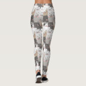 Cute Cat Pattern Leggings (Achterkant)